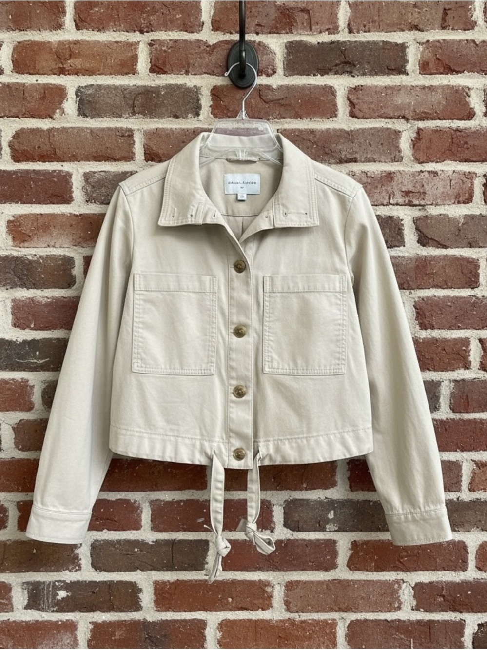 Banana Republic Factory Khaki Button Front Jacket Size S
